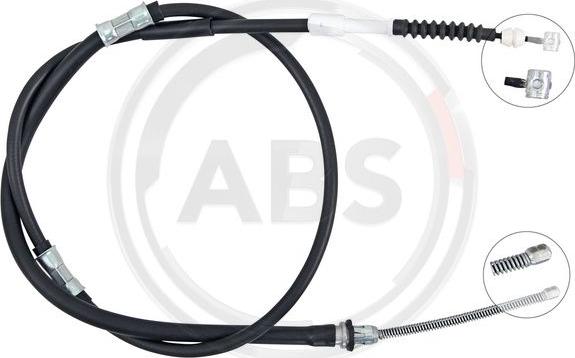 A.B.S. K16717 - Cable, parking brake autospares.lv