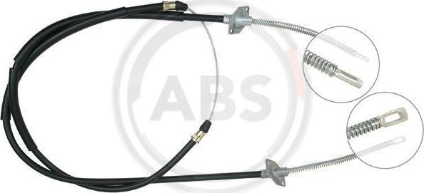 A.B.S. K10975 - Cable, parking brake autospares.lv