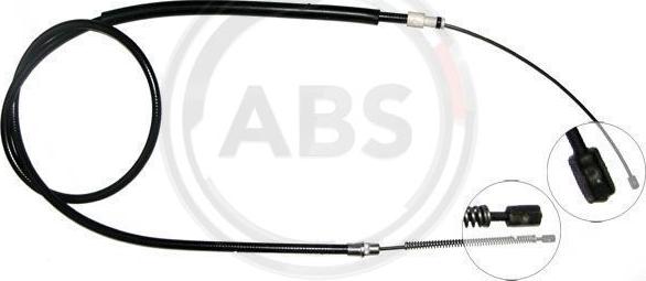 A.B.S. K10406 - Cable, parking brake autospares.lv