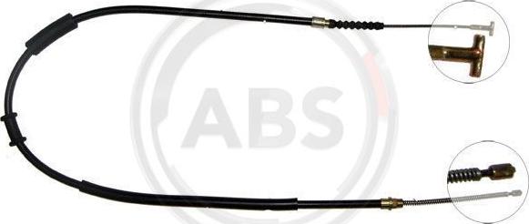 A.B.S. K10568 - Cable, parking brake autospares.lv