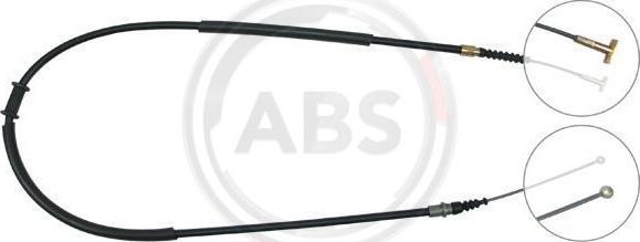 A.B.S. K10577 - Cable, parking brake autospares.lv