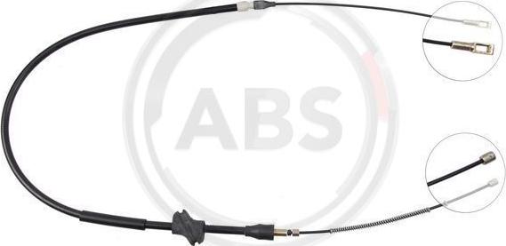 A.B.S. K10046 - Cable, parking brake autospares.lv