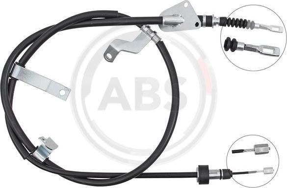 A.B.S. K10050 - Cable, parking brake autospares.lv