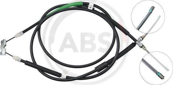 A.B.S. K10065 - Cable, parking brake autospares.lv