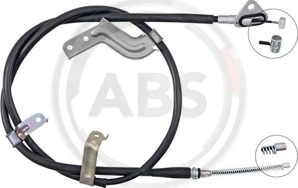 A.B.S. K10009 - Cable, parking brake autospares.lv