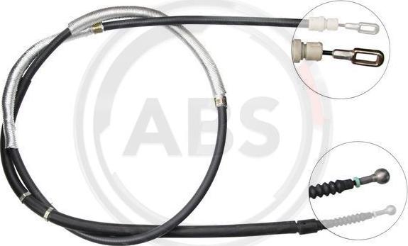 A.B.S. K10006 - Cable, parking brake autospares.lv