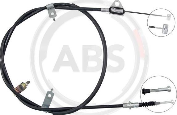 A.B.S. K10019 - Cable, parking brake autospares.lv