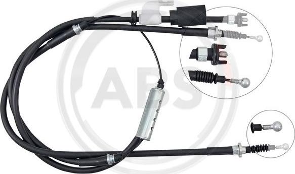 A.B.S. K10014 - Cable, parking brake autospares.lv