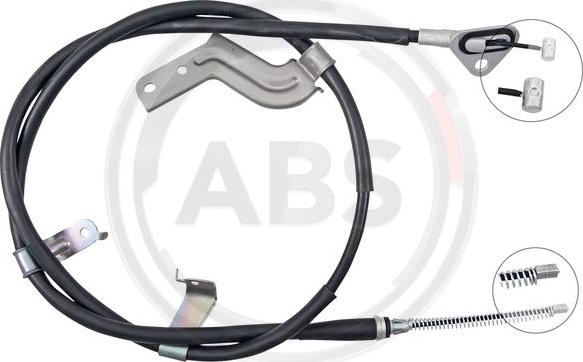 A.B.S. K10010 - Cable, parking brake autospares.lv