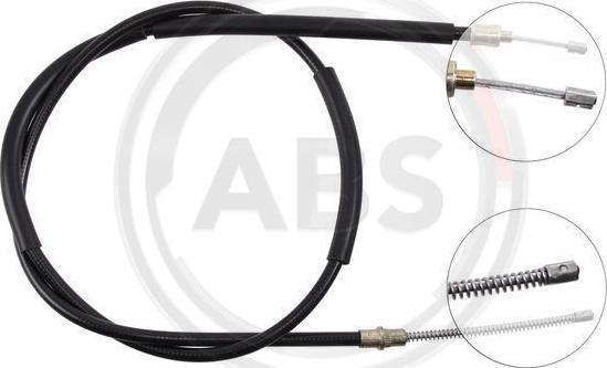 A.B.S. K10017 - Cable, parking brake autospares.lv