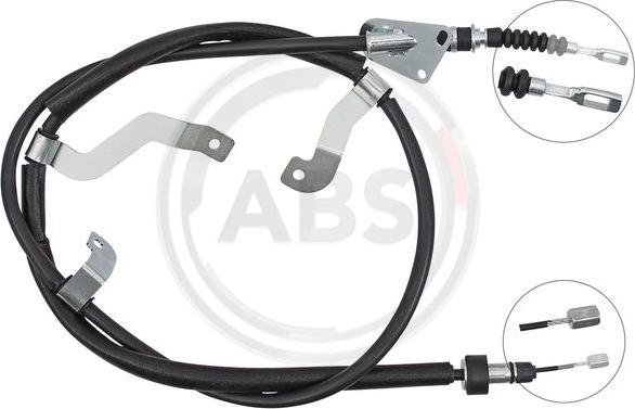 A.B.S. K10074 - Cable, parking brake autospares.lv
