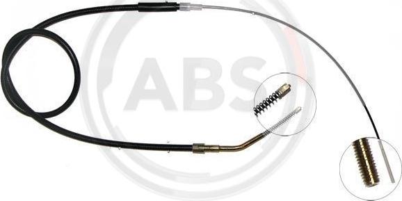 A.B.S. K10156 - Cable, parking brake autospares.lv