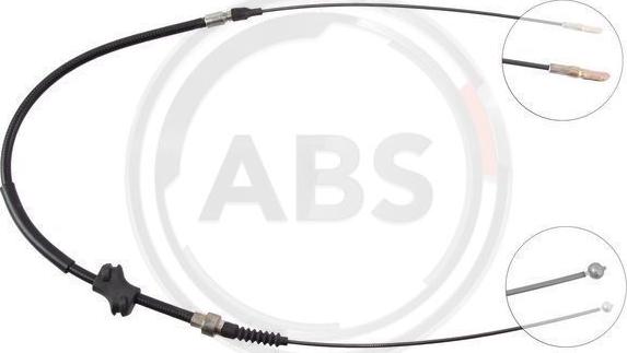 A.B.S. K10158 - Cable, parking brake autospares.lv