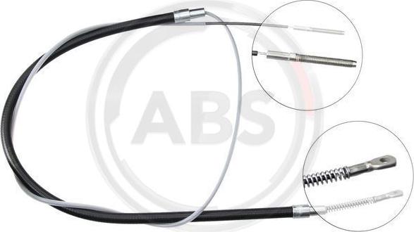 A.B.S. K10166 - Cable, parking brake autospares.lv
