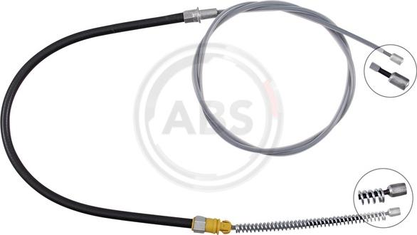 A.B.S. K10102 - Cable, parking brake autospares.lv