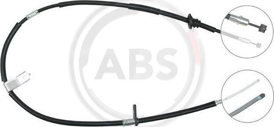 A.B.S. K10897 - Cable, parking brake autospares.lv