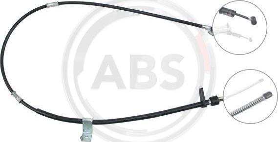 A.B.S. K10348 - Cable, parking brake autospares.lv