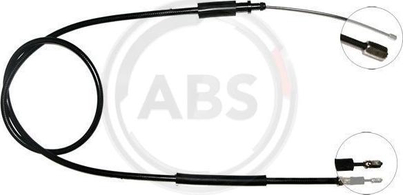 A.B.S. K10307 - Cable, parking brake autospares.lv