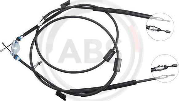 A.B.S. K10325 - Cable, parking brake autospares.lv