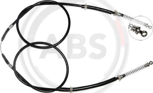 A.B.S. K10225 - Cable, parking brake autospares.lv