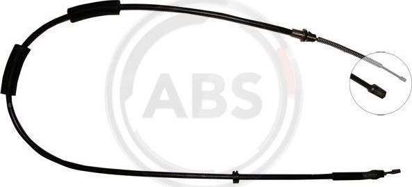 A.B.S. K10715 - Cable, parking brake autospares.lv