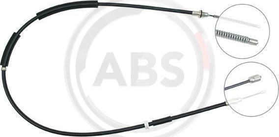 A.B.S. K10725 - Cable, parking brake autospares.lv