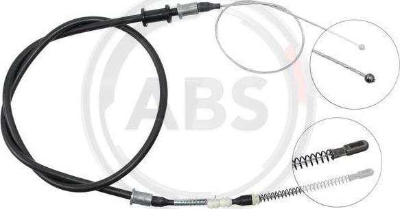 A.B.S. K11998 - Cable, parking brake autospares.lv