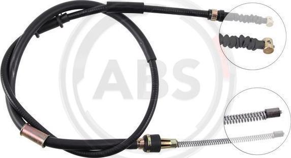 A.B.S. K11468 - Cable, parking brake autospares.lv