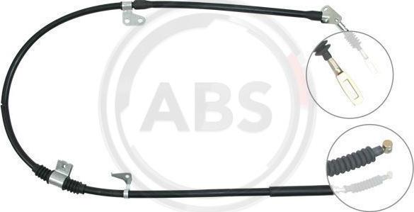 A.B.S. K11158 - Cable, parking brake autospares.lv