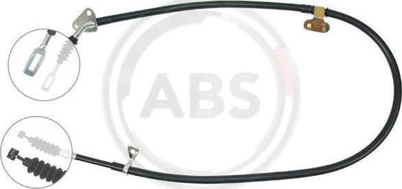 A.B.S. K11118 - Cable, parking brake autospares.lv