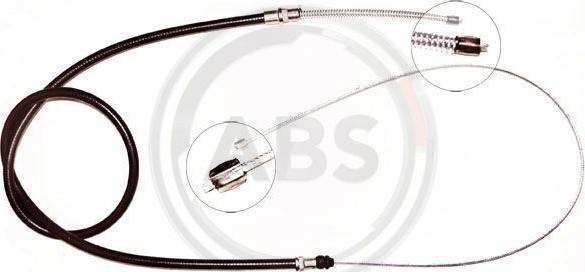 A.B.S. K11176 - Cable, parking brake autospares.lv
