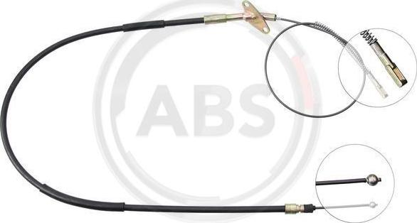 A.B.S. K11328 - Cable, parking brake autospares.lv