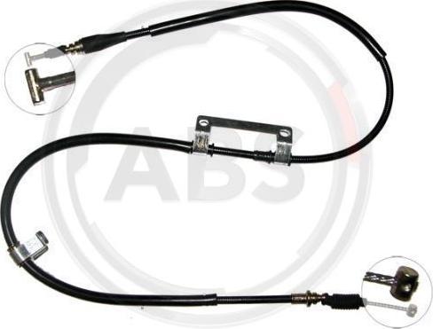 A.B.S. K11247 - Cable, parking brake autospares.lv