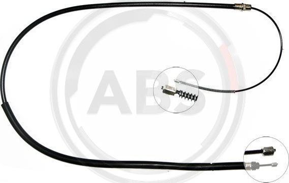 A.B.S. K11206 - Cable, parking brake autospares.lv