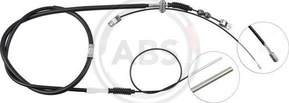 A.B.S. K11745 - Cable, parking brake autospares.lv