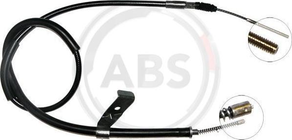 A.B.S. K11718 - Cable, parking brake autospares.lv