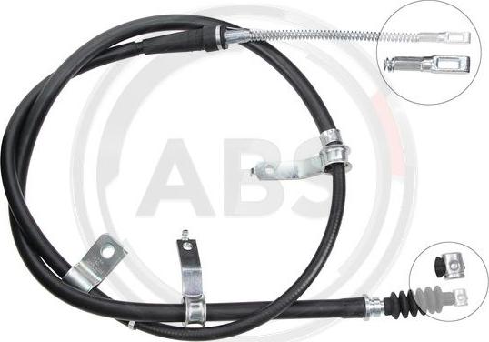 A.B.S. K18989 - Cable, parking brake autospares.lv