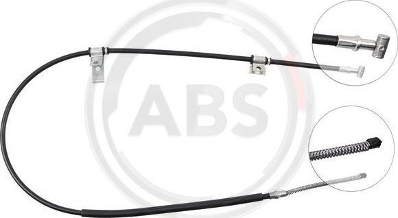 A.B.S. K18898 - Cable, parking brake autospares.lv