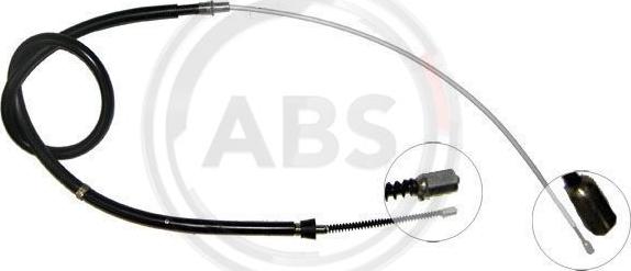 A.B.S. K18286 - Cable, parking brake autospares.lv