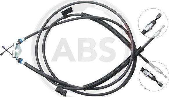 A.B.S. K13456 - Cable, parking brake autospares.lv