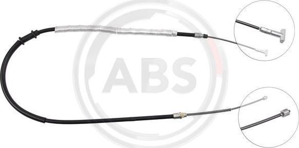 A.B.S. K13567 - Cable, parking brake autospares.lv