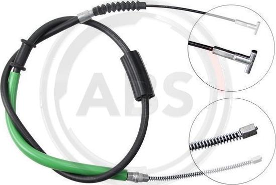 A.B.S. K13668 - Cable, parking brake autospares.lv