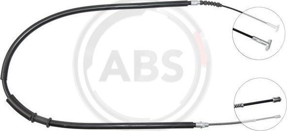 A.B.S. K13618 - Cable, parking brake autospares.lv