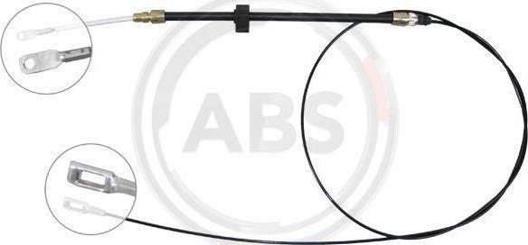 A.B.S. K13191 - Cable, parking brake autospares.lv
