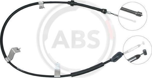 A.B.S. K13898 - Cable, parking brake autospares.lv