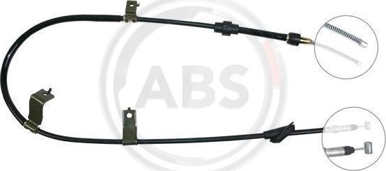 A.B.S. K13858 - Cable, parking brake autospares.lv