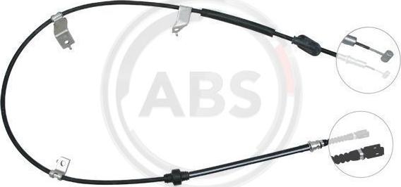 A.B.S. K13877 - Cable, parking brake autospares.lv