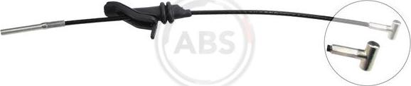 A.B.S. K13341 - Cable, parking brake autospares.lv