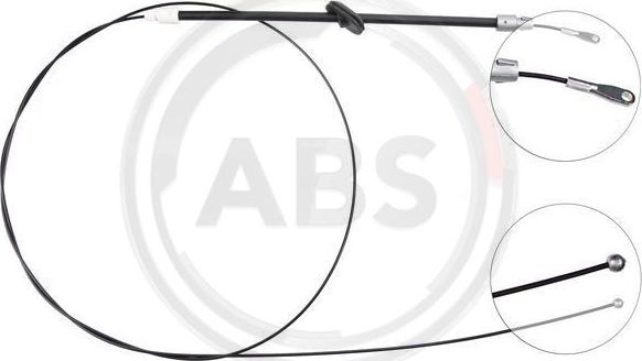 A.B.S. K13321 - Cable, parking brake autospares.lv