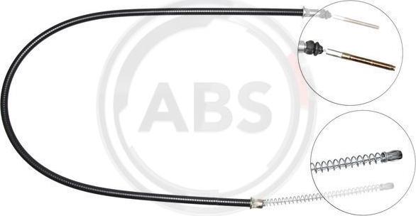 A.B.S. K12598 - Cable, parking brake autospares.lv